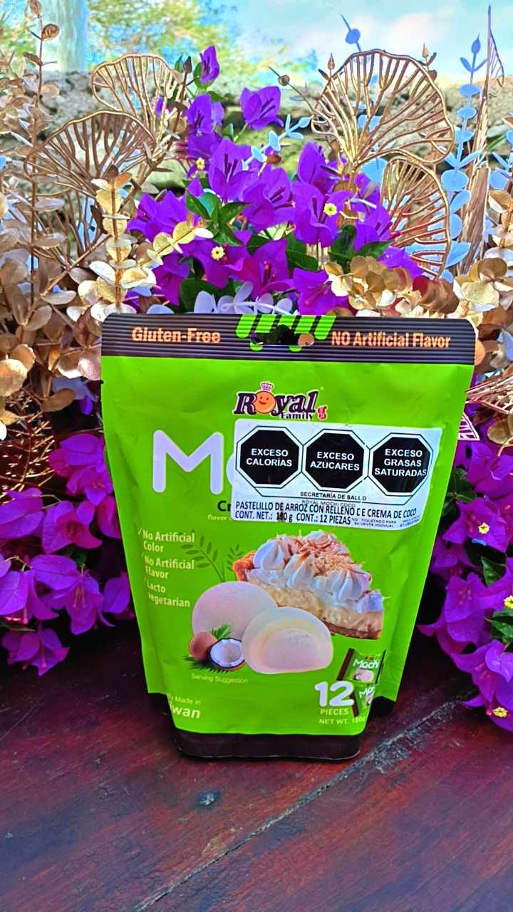 Mochi de crema de coco